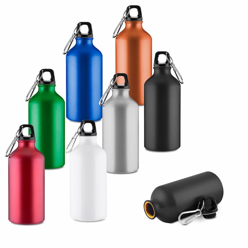 Garrafa em alumínio reciclado