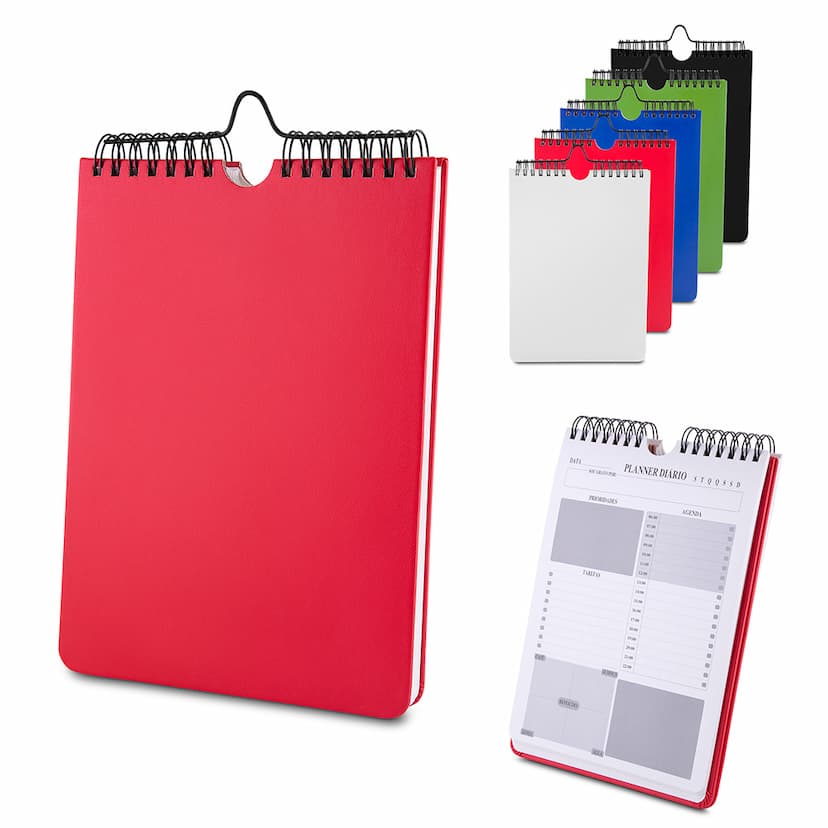 Caderno A5 Planner com capa em PU
